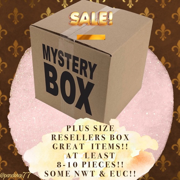 PLUS-SIZE “RESELLERS” LARGE MYSTERY BOX. BNWT & EUC ITEMS ONLY, EXCELLENT - Picture 1 of 6